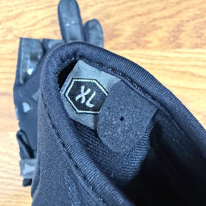 Pre Owned - HK Army Skull Gloves - Black - X Large