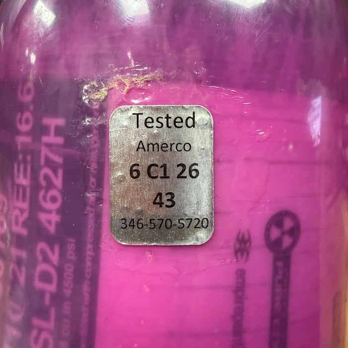 Pre Owned - Empire Mega Lite 68/4500 Tank - Purple - New Hydro
