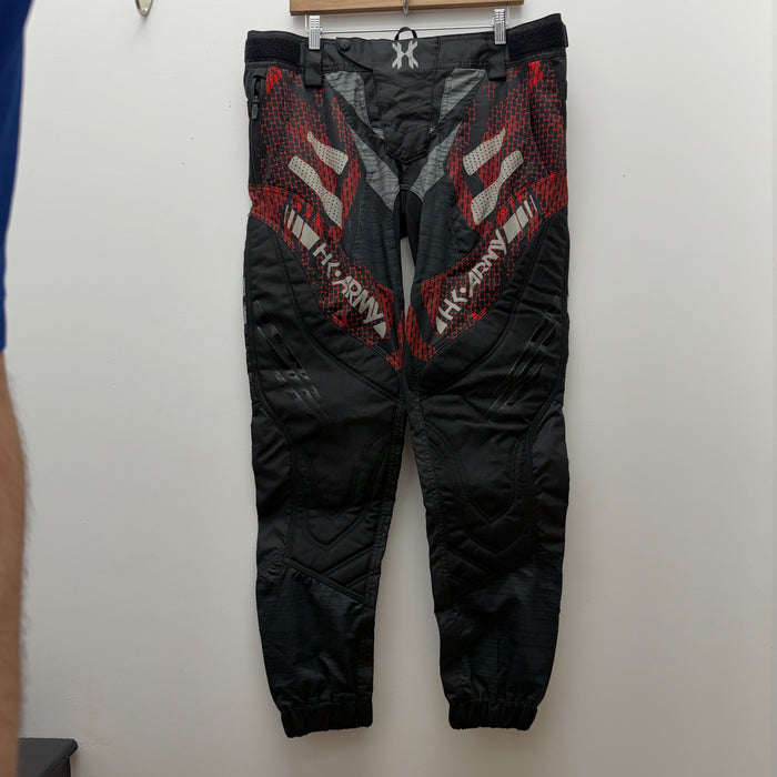 Pre Owned -HK Army Freeline Pants - Black Red - Large