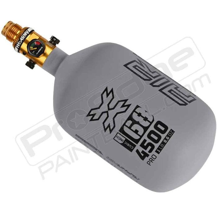 HK Army Alpha Air Carbon Fiber Tank - Choose Regulator - 68 4500 - Graphite - Grey/Black