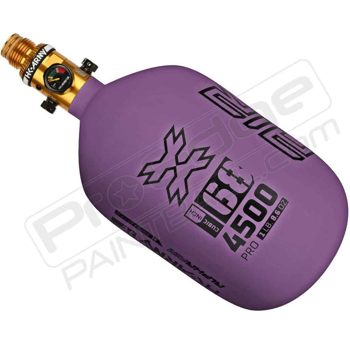 HK Army Alpha Air Carbon Fiber Tank - Choose Regulator - 68 4500 - Haze - Purple/Black