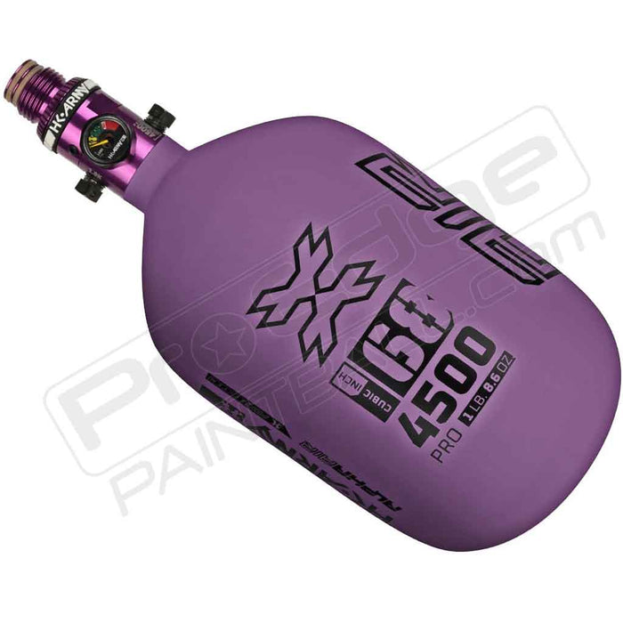 HK Army Alpha Air Carbon Fiber Tank - Choose Regulator - 68 4500 - Haze - Purple/Black