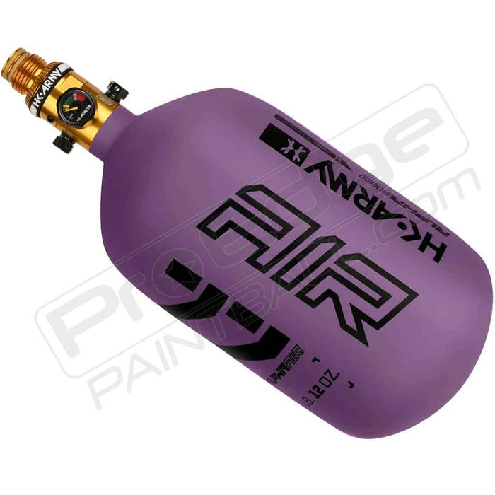 HK Army Alpha Air Carbon Fiber Tank - Choose Regulator - 77 4500 - Haze - Purple/Black