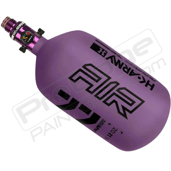HK Army Alpha Air Carbon Fiber Tank - Choose Regulator - 77 4500 - Haze - Purple/Black