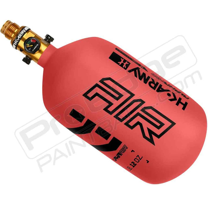 HK Army Alpha Air Carbon Fiber Tank - Choose Regulator - 77 4500 - Ignite - Red/Black