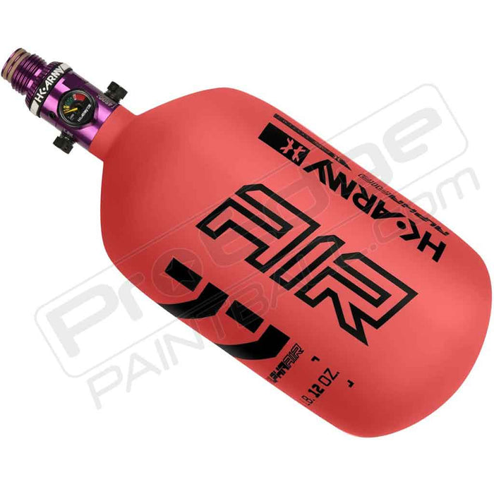 HK Army Alpha Air Carbon Fiber Tank - Choose Regulator - 77 4500 - Ignite - Red/Black