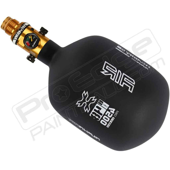 HK Army Alpha Air Carbon Fiber Tank - Choose Regulator - 48 4500 - Shadow - Black/White