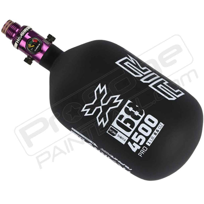 HK Army Alpha Air Carbon Fiber Tank - Choose Regulator - 68 4500 - Shadow - Black/White