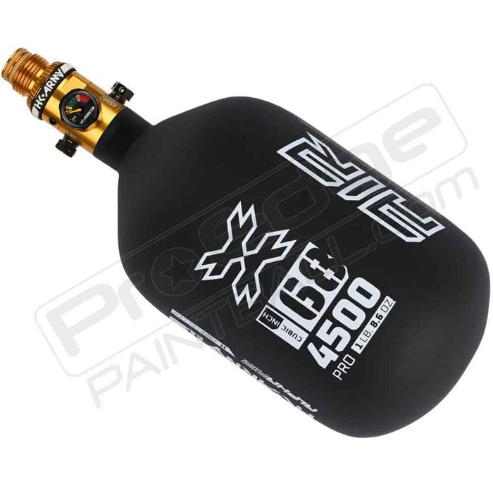 HK Army Alpha Air Carbon Fiber Tank - Choose Regulator - 68 4500 - Shadow - Black/White