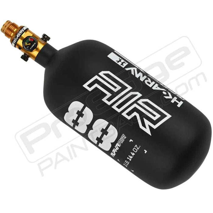 HK Army Alpha Air Carbon Fiber Tank - Choose Regulator - 88 4500 - Shadow - Black/White