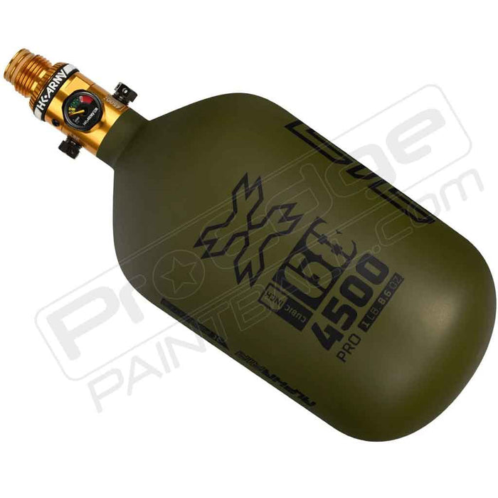 HK Army Alpha Air Carbon Fiber Tank - Choose Regulator - 68 4500 - Striker - Olive/Black