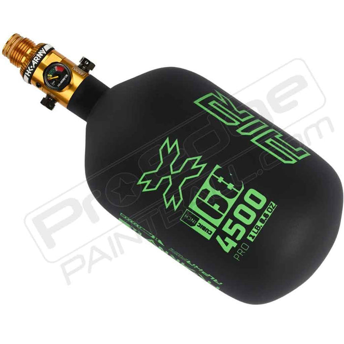 HK Army Alpha Air Carbon Fiber Tank - Choose Regulator - 68 4500 - Surge - Black/Neon Green
