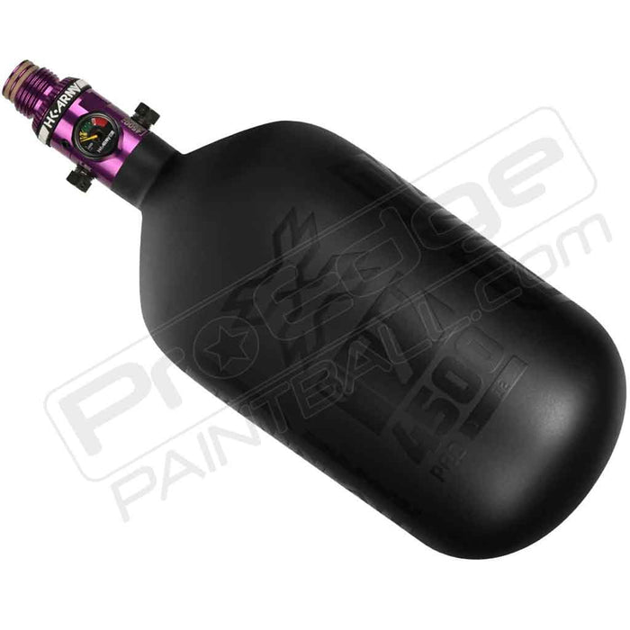 HK Army Alpha Air Carbon Fiber Tank - Choose Regulator - 77 4500 - Void - Black/Black