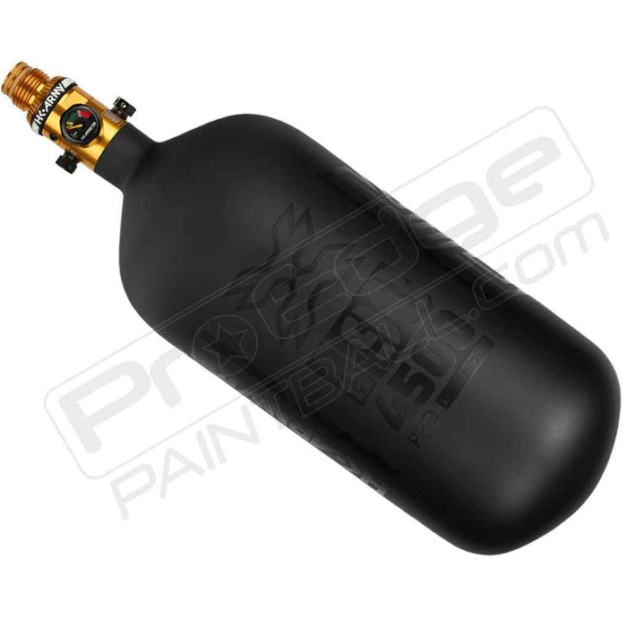 HK Army Alpha Air Carbon Fiber Tank - Choose Regulator - 98 4500 - Void - Black/Black