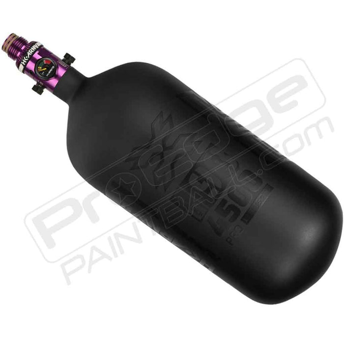 HK Army Alpha Air Carbon Fiber Tank - Choose Regulator - 98 4500 - Void - Black/Black