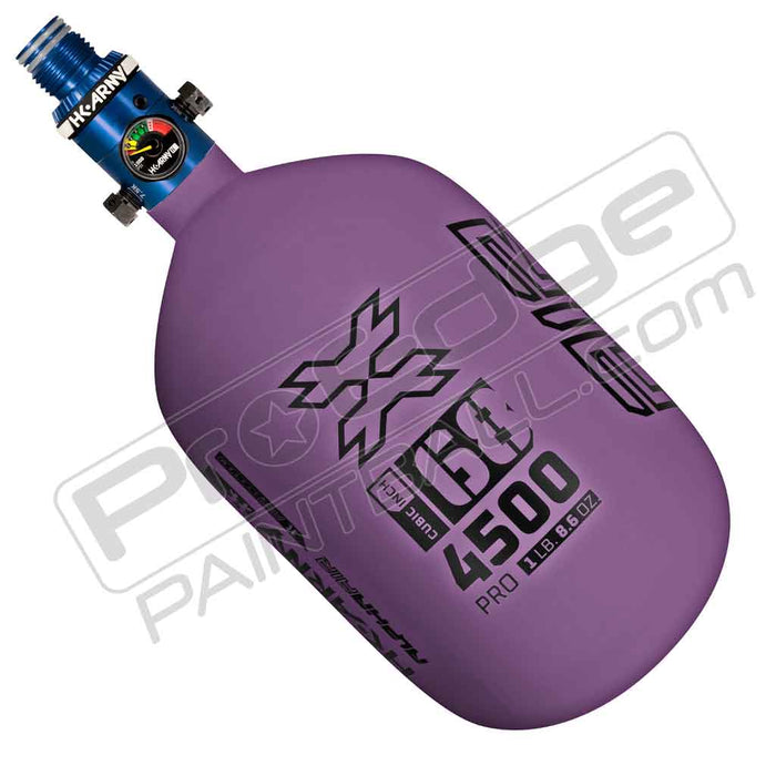 HK Army Alpha Air Carbon Fiber Tank - Choose Regulator - 68 4500 - Haze - Purple/Black