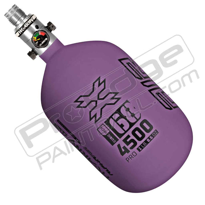 HK Army Alpha Air Carbon Fiber Tank - Choose Regulator - 68 4500 - Haze - Purple/Black