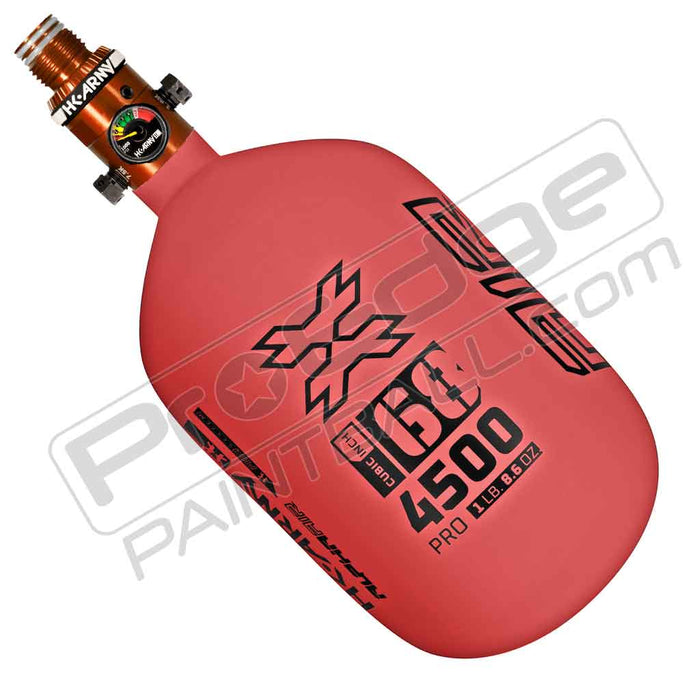 HK Army Alpha Air Carbon Fiber Tank - Choose Regulator - 68 4500 - Ignite - Red/Black