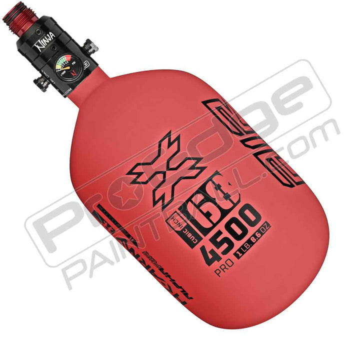 HK Army Alpha Air Carbon Fiber Tank - Choose Regulator - 68 4500 - Ignite - Red/Black