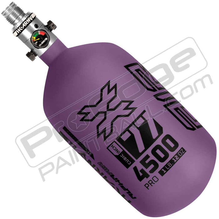 HK Army Alpha Air Carbon Fiber Tank - Choose Regulator - 77 4500 - Haze - Purple/Black