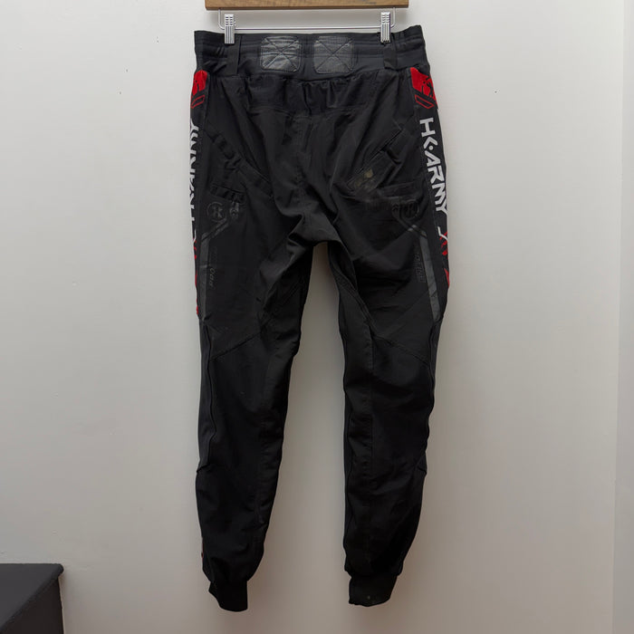 Pre Owned - HK Army Proline Paintball Pant - Black Red - Large