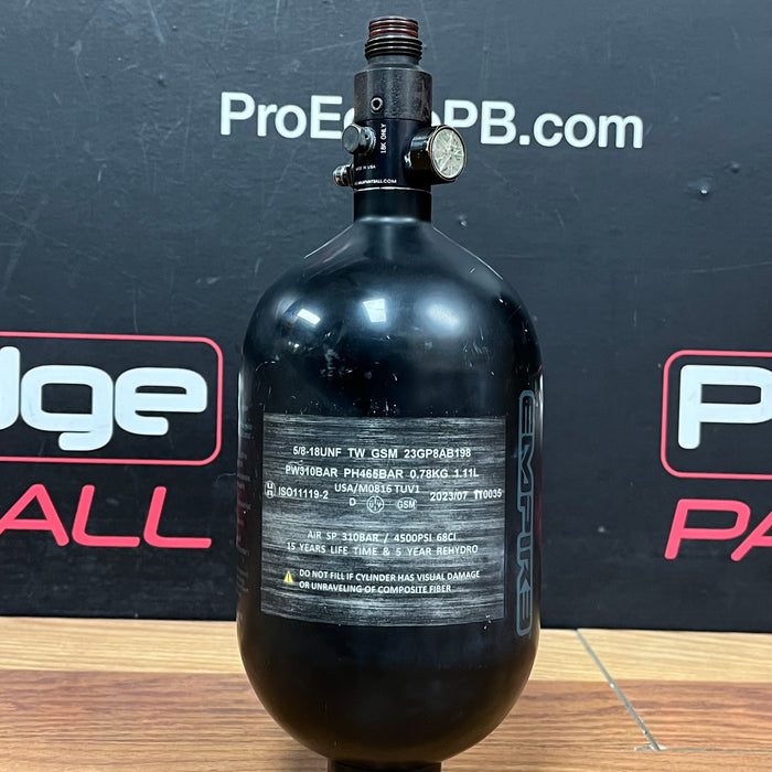 Pre Owned - Empire Ultra 68/4500 HPA Tank - Standard Ninja Regulator