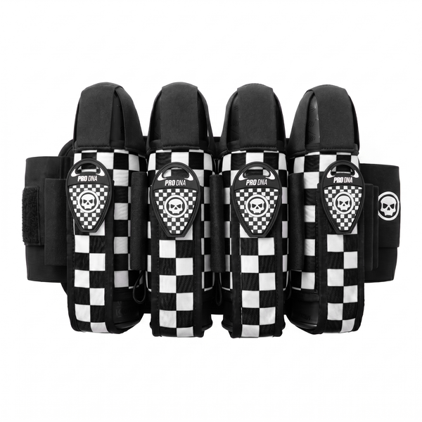 Infamous- Pro DNA Lockdown Harness - Checkered White (SKU 32378)