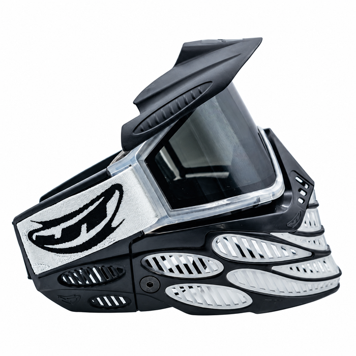 JT Flex 9 Paintball Mask - Black Clear - Choose Lens Color