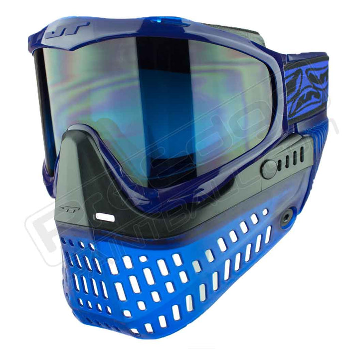 JT Proflex Paintball Mask - Ice Blue - Choose Lens Color (SKU 7645)