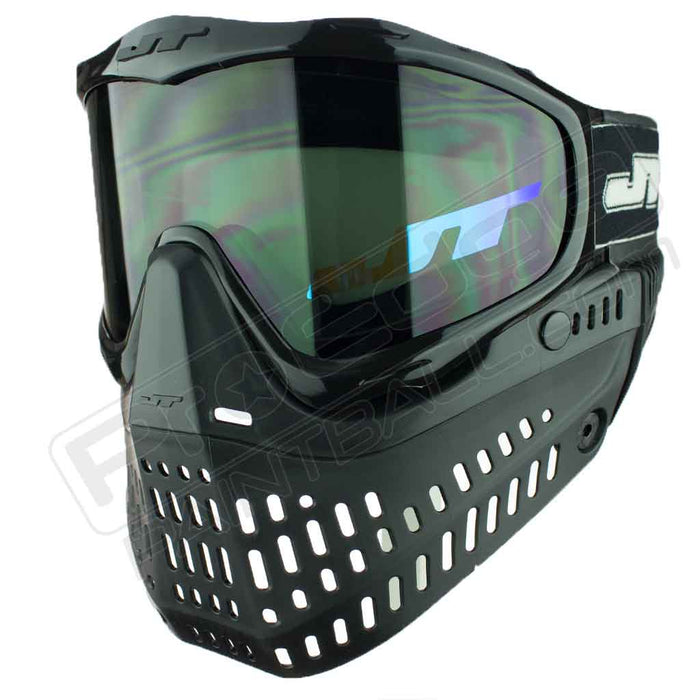 JT Proflex Paintball Mask - Black - Choose Lens Color (SKU 2123)