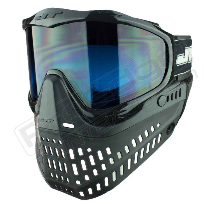 JT Proflex Paintball Mask - Black - Choose Lens Color (SKU 2123)