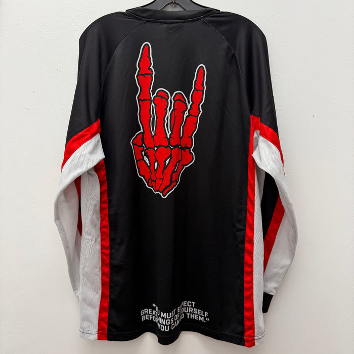 Pre Owned - HK Army DZN Jersey - Black Red White - Large