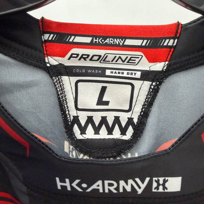 Pre Owned - HK Army Proline Jersey - Black Red - Large