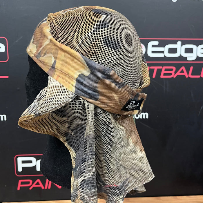 Pre Owned - Sandana Brown Leaf Mesh Headwrap