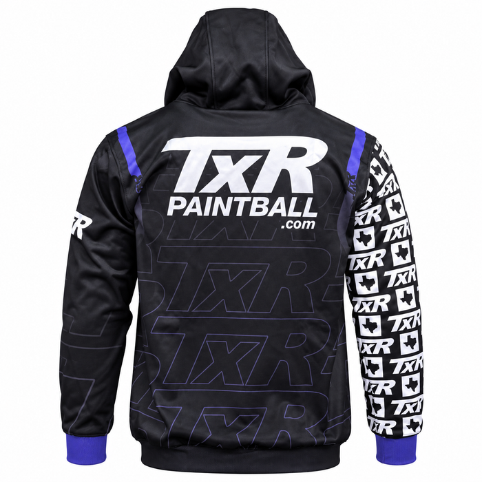 TXR Paintball Hoodie - Blue/Black