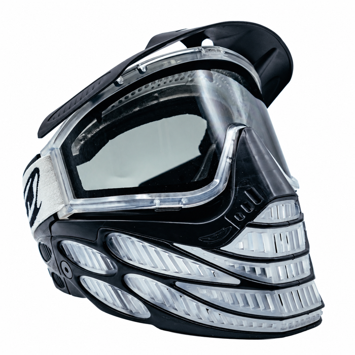 JT Flex 9 Paintball Mask - Black Clear - Choose Lens Color