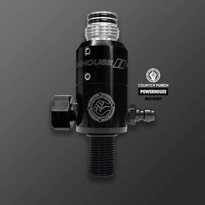 Powerhouse CounterPunch Regulator -Mid Body - Black Polished