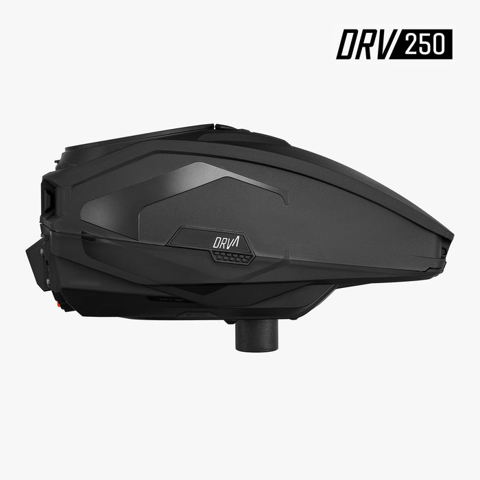 Carbon DRV 250 "High Capacity" Paintball Hopper - Black