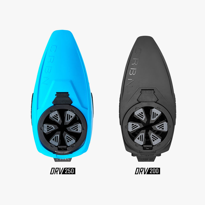 Carbon DRV 250 "High Capacity" Paintball Hopper - Cyan