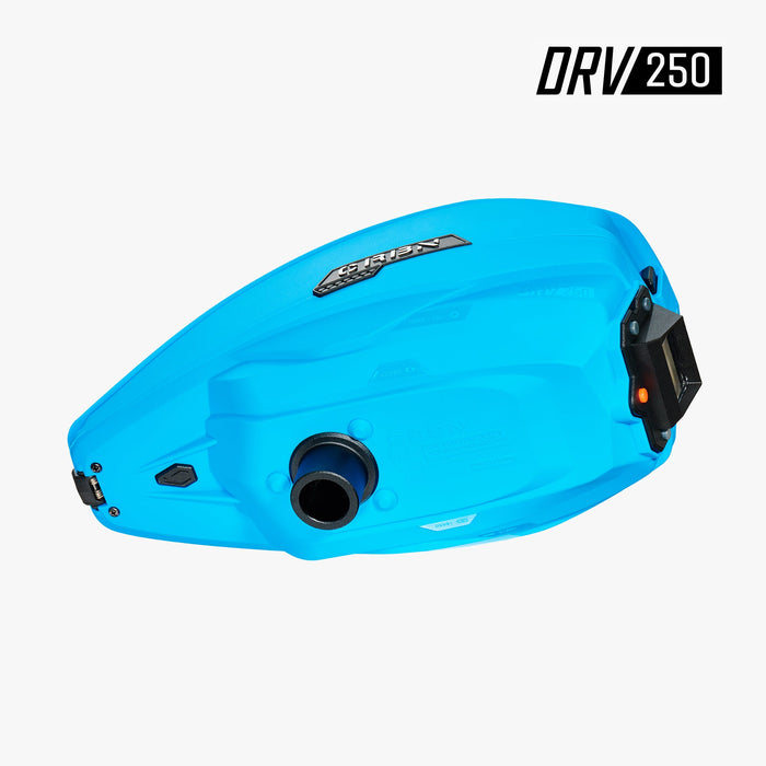 Carbon DRV 250 "High Capacity" Paintball Hopper - Cyan