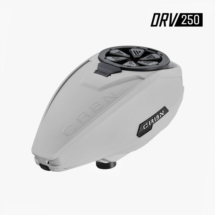 Carbon DRV 250 "High Capacity" Paintball Hopper - Gray