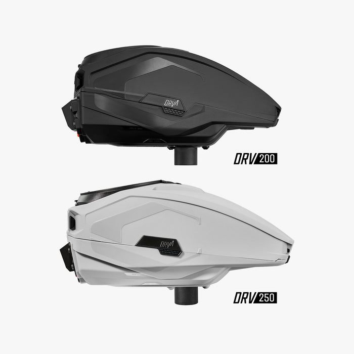 Carbon DRV 250 "High Capacity" Paintball Hopper - Gray