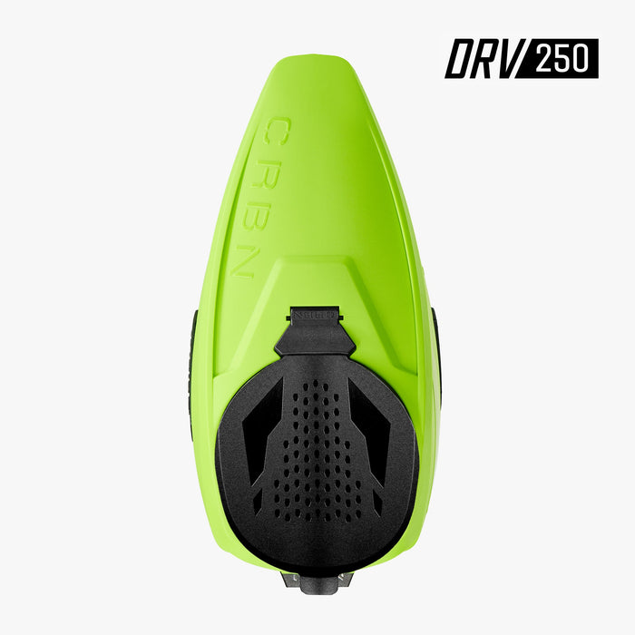Carbon DRV 250 "High Capacity" Paintball Hopper - Lime
