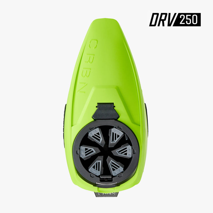 Carbon DRV 250 "High Capacity" Paintball Hopper - Lime