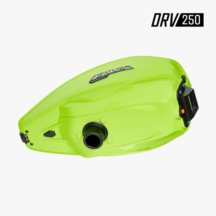 Carbon DRV 250 "High Capacity" Paintball Hopper - Lime