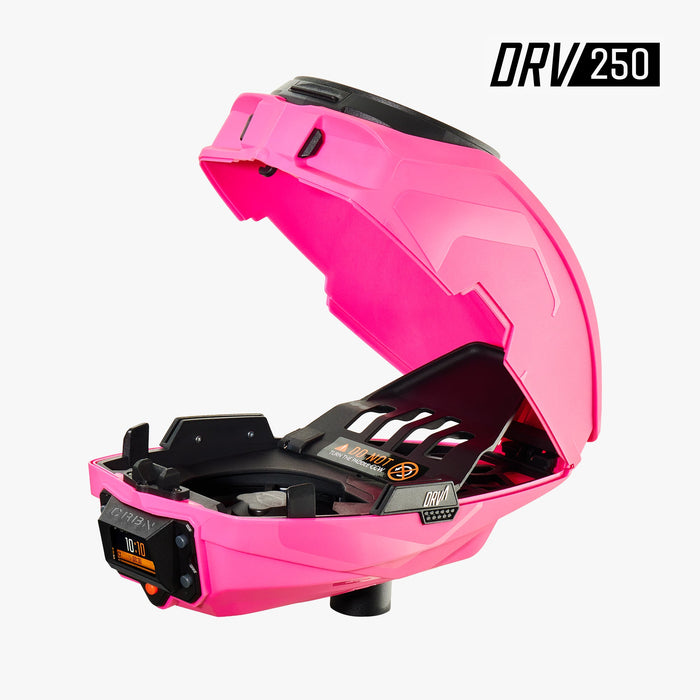 Carbon DRV 250 "High Capacity" Paintball Hopper - Pink