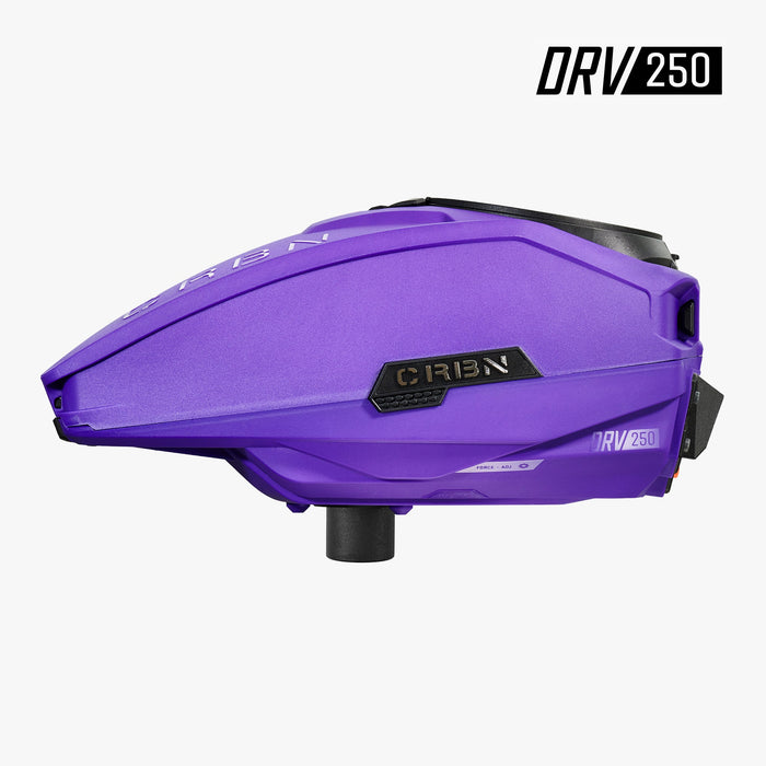 Carbon DRV 250 "High Capacity" Paintball Hopper - Purple