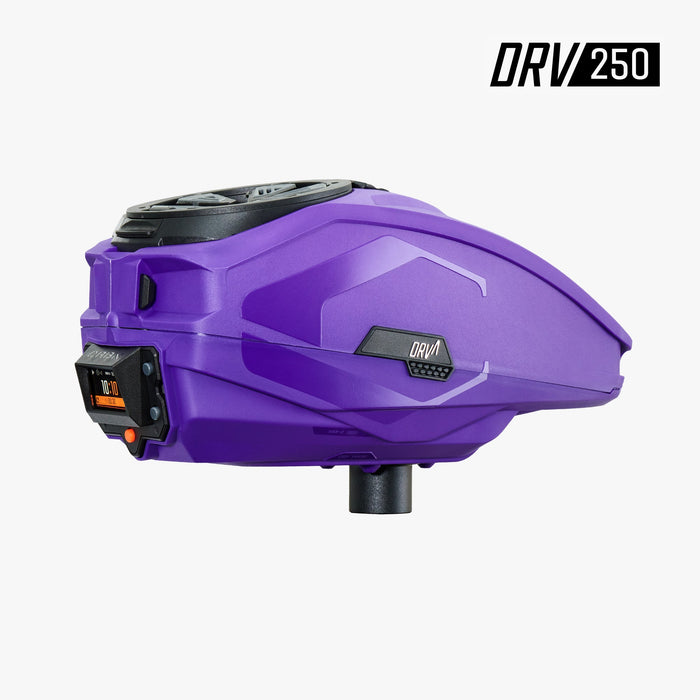 Carbon DRV 250 "High Capacity" Paintball Hopper - Purple