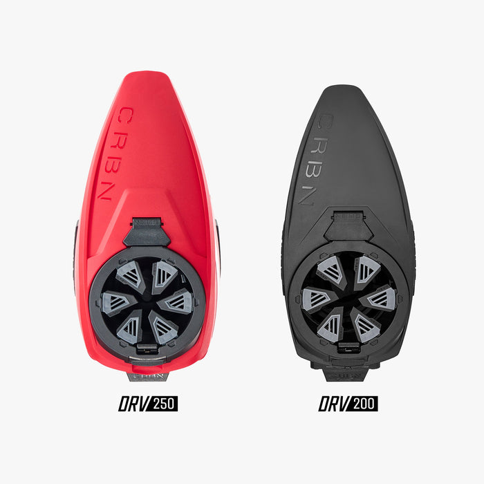 Carbon DRV 250 "High Capacity" Paintball Hopper - Red