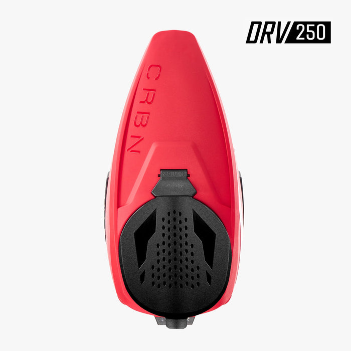 Carbon DRV 250 "High Capacity" Paintball Hopper - Red